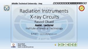 Rectifier in x ray circuit