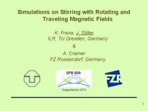 Simulations on Stirring with Rotating and Traveling Magnetic