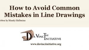 How to Avoid Common Mistakes in Line Drawings