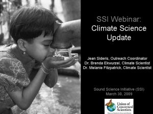 Shehzad NooraniUNICEF SSI Webinar Climate Science Update Jean