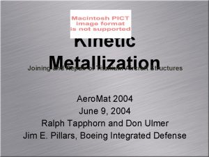 Kinetic Metallization Joining and Repair of Titanium Aircraft