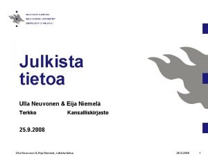 Eija niemelä Eija niemelä