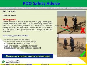 Pdo hse for contractors