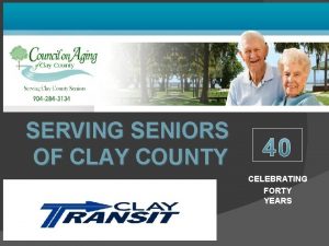 Clay county transit for elderly