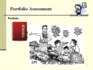 Portfolio assessment