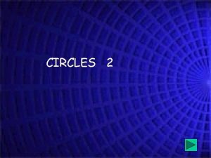 Radius chord diameter of a circle