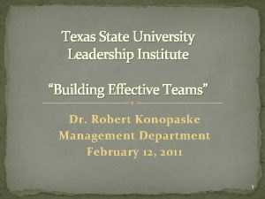 Leadership institute texas state Leadership institute texas state