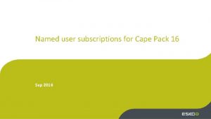 Cape pack software