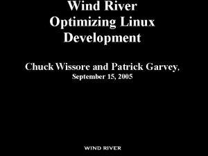 Wind river probe