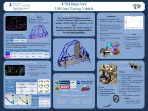 UNH Baja SAE OffRoad Racing Vehicle Frame Design