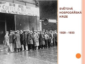 SV T OV SVTOV HOSPODSK KRIZE 1929 1933