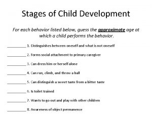 Example of assimilation in child development