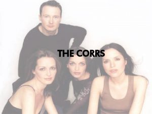 The corrs anthony drennan