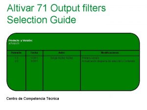 Altivar 71 software