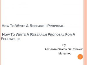 Work plan for research proposal