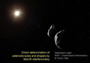 Direct determination of asteroids sizes and shapes by