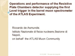 Operations and performance of the Resistive Plate Chambers