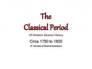 Orchestra in classical period