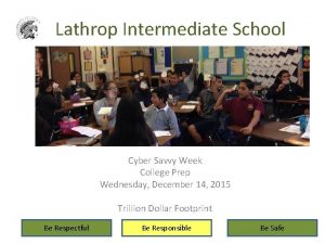 Lathrop intermediate school