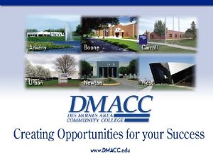 Dmacc web info Dmacc web info