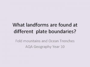Mount elbert plate boundary