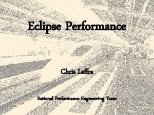 Eclipse computing proposals slow