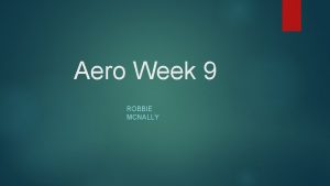 Aero Week 9 ROBBIE MCNALLY SAE Competition Rule