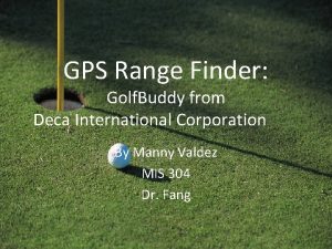 Golf partner finder