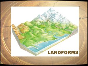 LANDFORMS Landform Dictionary Activity As you view this