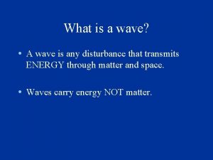 Waves pattern