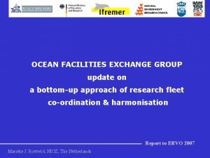 OCEAN FACILITIES EXCHANGE GROUP update on Poseidon Le