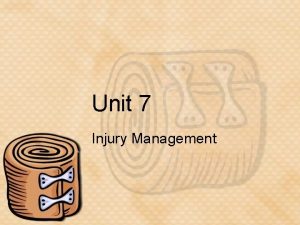 Unit 7 Injury Management Soft Tissue Injuries Abrasion