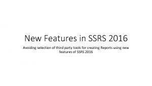 How to use a treemap in ssrs