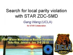 Search for local parity violation with STAR ZDCSMD