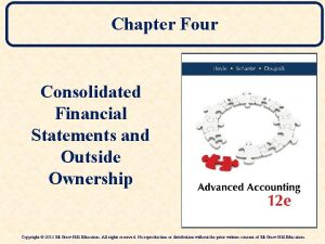 Consolidated financial statements and outside ownership
