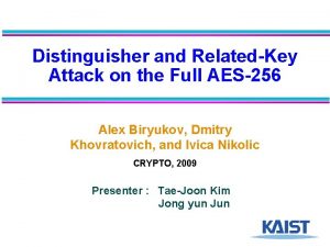 Distinguisher and RelatedKey Attack on the Full AES256