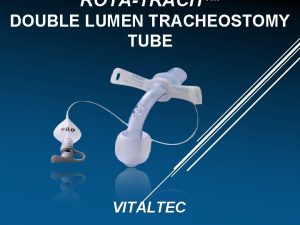 Trachestomy tube