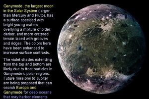 Largest moon in the solar system