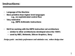 Machine language