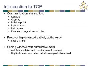 How is tcp an abstraction