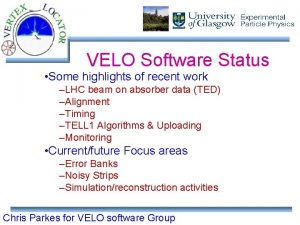 Velo software