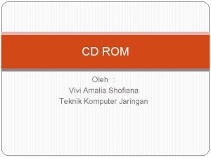 Cd dvd rom adalah