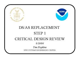 Critical design review