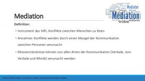 Kommunikationsrichtungen Kommunikationsrichtungen