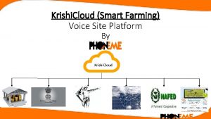 Smart cloud farming