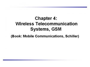 Telecommunication systems book