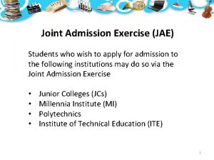 Joint poly admission exercise