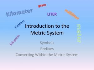 Metric system chart