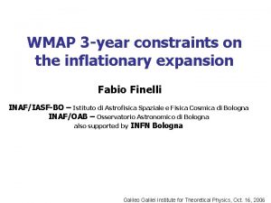 WMAP 3 year constraints on the inflationary expansion