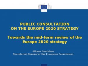 Europe 2020 strategy results